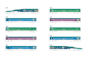 【ディズニー】新幹線がファンタジースプリングスの特別デザインに！特別車両「Magical Journey Shinkansen」10月10日より運行 画像