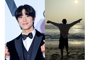 俳優チェ・ジョンヒョプ、ファンを“エナジーチャージ”させた笑顔…大きな肩とえくぼにも注目！【PHOTO】 画像