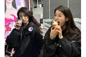 【韓国女優】スジ、ドラマ撮影中の近況が愛くるしい！差し入れに喜ぶ姿にほっこり【PHOTO】 画像