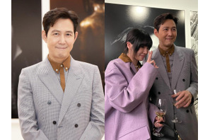 『イカゲーム』俳優イ・ジョンジェ、続編に期待が募る共演女優とのツーショット公開【PHOTO】 画像