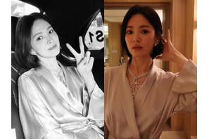 女優ソン・ヘギョ、43歳になってますます美しく…シルクドレス姿の高級感あふれる美貌に釘付け【PHOTO】 画像