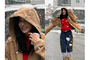 53歳とは思えない可愛さ…『善徳女王』女優コ・ヒョンジョンが初雪に大はしゃぎ！【PHOTO】 画像