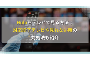 Huluをテレビで見る方法!対応終了テレビや見れない時の対処法も紹介 画像