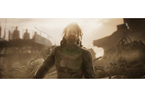 最強の賞金稼ぎvs身長2.5m戦士の対決シーン『カルキ 2898-AD』アクション映像 画像