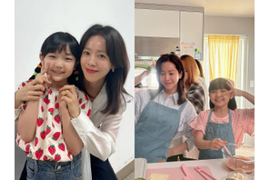 『イサン』女優ハン・ジミン、子役とのツーショットに“ほっこり”「癒されます」【写真】 画像