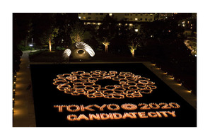 3,000人の願いを込めたキャンドルが彩る巨大な桜のリースが六本木に出現!? 画像