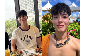 『おつかれさま』パク・ボゴム、顔と体のギャップがすごい…休暇中の写真に「目の保養」の声【PHOTO】 画像