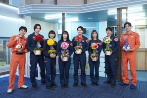 清野菜名「毎日毎日楽しすぎて」瀬戸康史＆見上愛らクランクアップ「１１９エマージェンシーコール」 画像