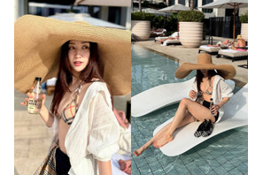 バンコクを訪れた『トンイ』女優パク・ハソン、大胆なビキニ姿で健康美を披露！【PHOTO】 画像