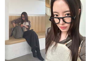 女優イ・セヨン、眼鏡越しに漂う知的さに“ドキッ”。レイヤードスタイルに反響【PHOTO】 画像