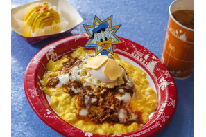 【ディズニー】ボリューム満点のドナルドらしいオムライス！TDLグランマ・サラのキッチンのスペシャルセット 画像