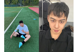 チャウヌ、兵役に向けバッサリ短髪に！変わらぬ“顔天才”ぶりに「まぶしすぎて涙出た」7月28日入隊【PHOTO】 画像