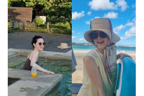 女優イ・ヨンエ、休暇中の姿を公開！リラックスした笑顔が“素敵”【PHOTO】 画像