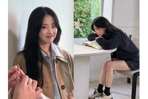 童顔女優パク・ボヨン、大学生さながらのフレッシュさ！大人可愛い秋コーデを披露【PHOTO】 画像