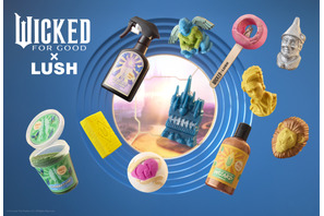 『ウィキッド 永遠の約束』×「LUSH」がコラボ、エルファバやグリンダの限定バスアイテム登場 画像