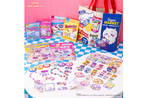 テーマは“スーパーマーケット”！ ちいかわ×サンリオアイテム発売　ちいかわとマイメロディのアクセサリーぬいぐるみも 画像