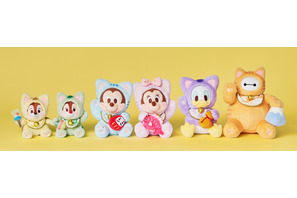 淡いカラーの猫コスチュームを身に着けたディズニーキャラクターが登場！「迎春コレクション」1月1日発売 画像
