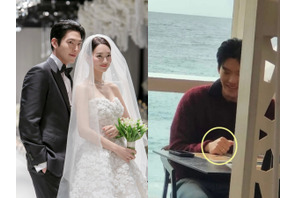 キム・ウビン♡シン・ミナ、新婚旅行先のスペインで目撃！“薬指で光る結婚指輪” 画像