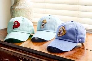 アリエル＆シンデレラ＆ラプンツェル、ディズニープリンセスデザインのキャップが '47より発売 画像