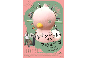 山下リオ×細川岳×祷キララ最旬若手キャスト集結 フラミンゴを探すへんてこ旅描く『トランジット・イン・フラミンゴ』5月公開 ポスター＆予告編 画像