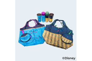 『アナと雪の女王』アナ＆エルサのドレスモチーフのランチ・エコバッグシリーズ発売 画像