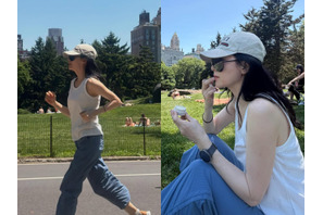 “若々しい” イ・ヨンエ、NYセントラルパークを走った！「見ているだけで癒やされる」【PHOTO】 画像