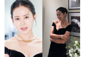“美しすぎるママ” ソン・イェジン、優雅なブラックドレス姿で視線を釘付けに！【PHOTO】 画像