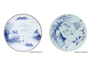 amabroから「ムーミン」の世界観を表現した絵付けの器が登場 画像