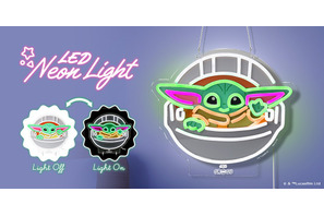 グローグーが光る！「スター・ウォーズ」グローグーのLEDネオンライト発売 画像