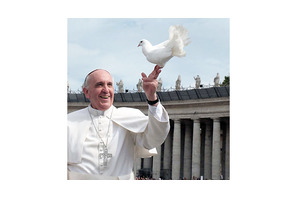 ローマ法王フランシスコが“スーパーヒーロー”化？ 画像