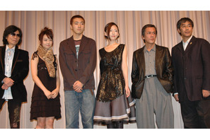 『子宮の記憶／ここにあなたがいる』松雪泰子、柄本佑、野村佑香、寺島進、藤田宜永、若松節朗監督舞台挨拶 