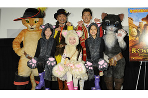 ネコのぶりっ子対決炸裂! 『長ぐつをはいたネコ』スピンオフムービー