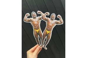 『ボディビルダー』マッチョチラシ＆等身大パネルが登場！ボディビル大会映す本編映像も