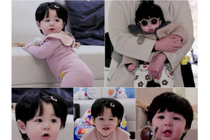 俳優シム・ヒョンタクの愛息ハルちゃん、“オールピンク”で可愛さ全開！【PHOTO】