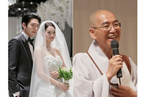 シン・ミナ、がん闘病のキム・ウビンのために供米も…結婚式の祝辞で明かされた“究極の愛”