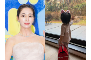 女優イ・ミンジョン、“猫耳つけた”愛娘の写真を公開！「サンタさんが来たんだ」【PHOTO】