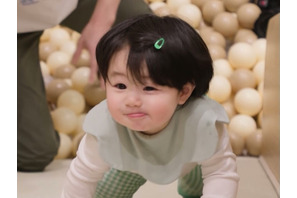 シム・ヒョンタクの愛息ハルくん、巨大すべり台登りに大奮闘！“驚きの成長ぶり”
