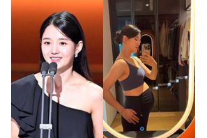 「どこまで大きくなる？」妊娠中の『太陽を抱く月』女優、出産まであと3カ月！“美しいDライン”披露【PHOTO】