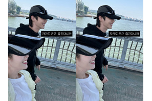 IU＆ビョン・ウソク、喜びの漢江デート!? 視聴率上昇の『21世紀の大君夫人』オフショットで愉快なやり取り【PHOTO】