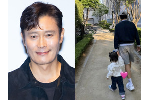 俳優イ・ビョンホンと娘がお散歩！ママが捉えた“温かな瞬間”に反響【PHOTO】