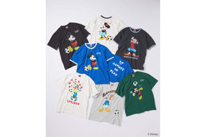 ミッキーマウスたちがサッカーデザインのTシャツに！JOURNAL STANDARDが限定発売