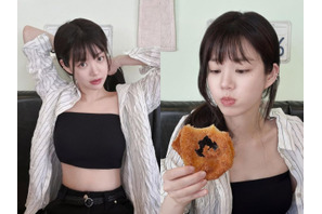 『チャングム』女優の娘イ・ユビ、カロリー爆弾を爆食しても“超ぺったんこ”ウエスト【PHOTO】