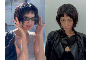 『マスクガール』女優ナナ、切りっぱなしボブとレザージャケットで魅せる“シックの最高峰”【写真】