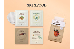 韓国人気コスメブランド「SKINFOOD」から便利なトナーパッドとシートマスクがセブン‐イレブンに登場！