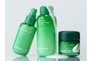 秋の乾燥シーズンに備える、INNISFREEのうるおいバリアケアミスト​『グリーンティー セラミド ミルク エッセンスミスト』​9月1日（火）全国発売​