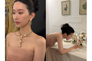 女優ムン・ガヨンの背中に釘付け…！ドレスからチラ見えするタトゥーに秘められた意味【写真】