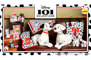 Happyくじに『101匹わんちゃん』登場　ポンゴ＆パディータのぬいぐるみ、お散歩シーンの缶ミラーほか