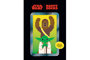 ヨーダやジャバデザインも！80年代レトロトイにインスパイア『スター・ウォーズ』レッグウェア発売「Happy Socks」
