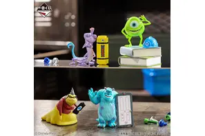 サリー＆マイク＆ランドールもミニフィギュア化！「一番くじ 〈モンスターズ・インク〉」発売
