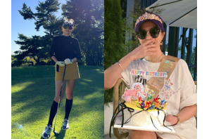 あの“サムスンさん”が近況報告！女優キム・ソナ、驚異の“9頭身スタイル”でゴルフ場に登場！【写真】
